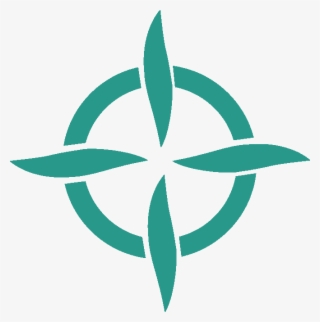 Light Green Compass Logo - Crosshair Vector