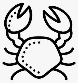 This Icon Is A Stylized Version Of A Crab Holding It's - Icon