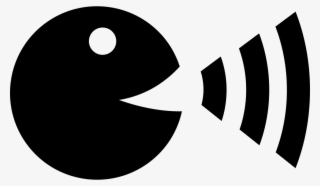 Talking Pac Man Comments - One Voice Clip Art