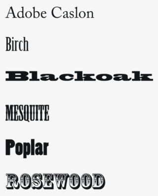 Fonts Adobe