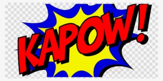 Kapow Zap Pow Comic Book Themed Shower Curtain For - Pow Zap Boom Png