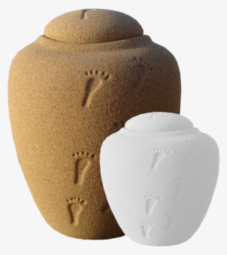 Footprints In The Sand Biodegradable Urn - Biodegradable Urns