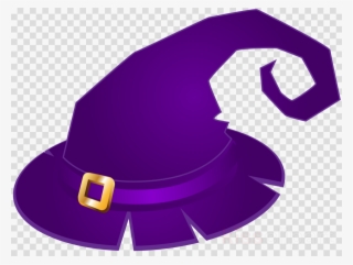 Download Purple Witch Hat Transparent Clipart Witch - Witches Hat Transparent