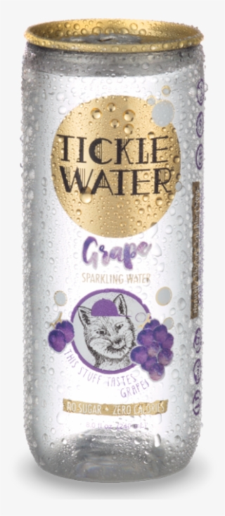 Tickle Water Grape - Tickle Water Grape Sparkling Water 8 Oz Cans - Pack