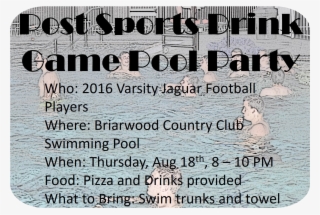 2016 Pool Party - Printing