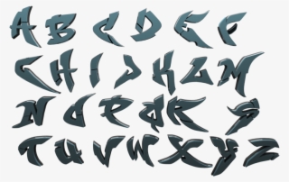 Alphabet Graffiti 3d