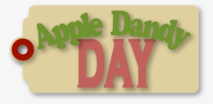 Apple Dandy Day Gift Tag - Illustration