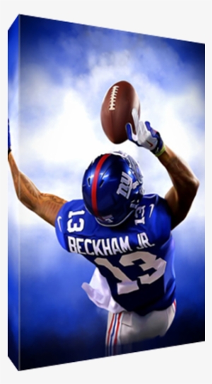 Canvas Stretched And Gallery Wrapped Over - Odell Beckham Jr Catch Poster