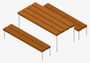 Picnic Table Clipart Transparent
