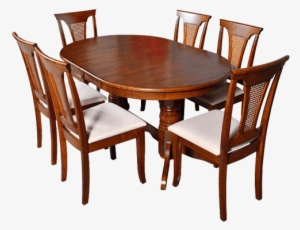 Ovalado Comedores De Madera De 6 Sillas