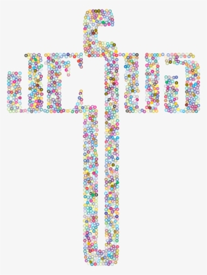 This Free Icons Png Design Of Prismatic Jesus Cross