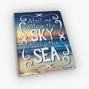 Sky Touches Sea Notebook - Sea Notebook