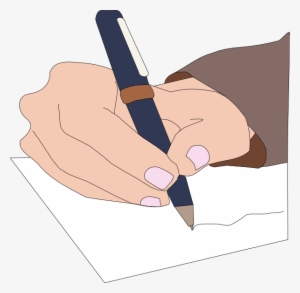 Writing - Person Writing Clip Art