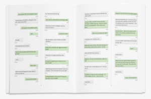 Iphone - Conversation Style - Whatsapp Conversation Into Book