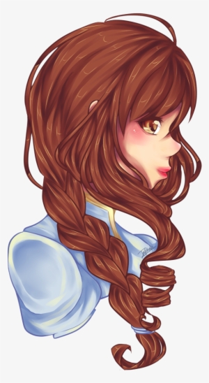 Side Braid By Kuroibarrahime On Deviantart Jpg Download - Anime Braid Side View