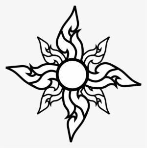 Flower Star Outline Svg Clip Arts 594 X 598 Px