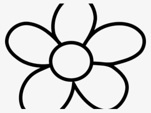 Flower Outline Clipart 9 350 X 351 Carwad Net - Coloring Pages Flower