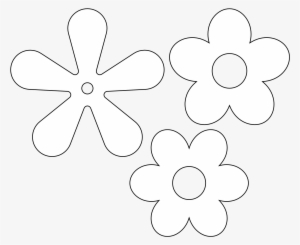 10 Best Images Of Five Petal Flower Outline - White Flower Icon Png ...