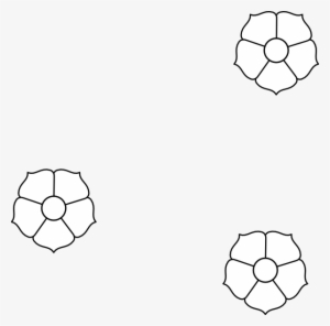 Flowers Outline Svg Clip Arts 600 X 593 Px