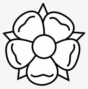 Flower Outline Clipart - Easy To Draw Camellia Flower