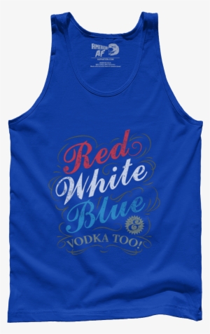 Red White Blue & Vodka - Reserved Sign