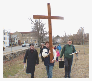 Way Of The Cross In New Bedford On Good Friday - Portable Network Graphics