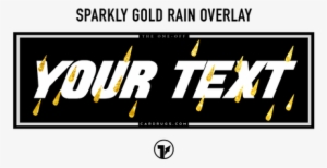 The One Off 3rd Layer Gold Rain Overlay Choose Your - Parallel