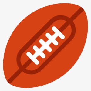 A Picture Of A Diagonal Rugby Ball - Football Vector