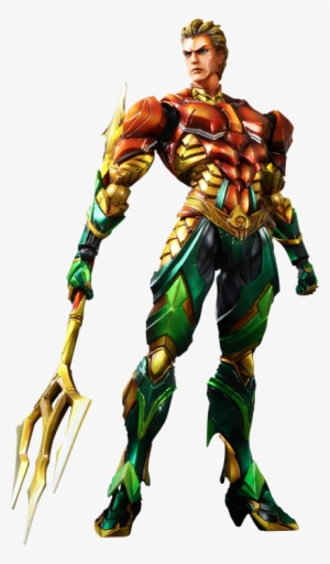 Aquaman Png Clipart - Aquaman Action Figure Variant Play Arts Kai Dc Square