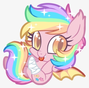 Centchi, Bat Pony, Chibi, Cute, Cute Little Fangs, - Illustration