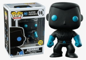 Aquaman Silhouette Glow In The Dark Pop Vinyl Figure - Funko Pop Aquaman Glows