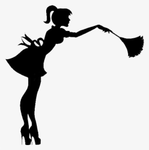 Cleaning Lady Clipart - Cleaning Lady Clip Art Black And White