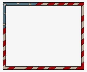 Border Page Flags American Stars Frame Dec - American Flag Gif Border