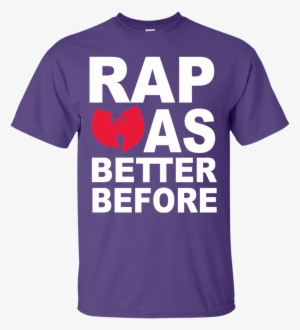 Wu Tang Clan Rap Was Better Before Men's T-shirt - Sev