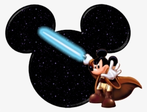 Mickey Mouse Icons Clipart - Mickey Mouse Star Wars Png
