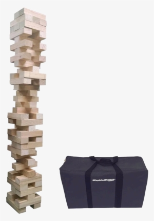 *the Jumbo Version Is Not Produced And Is Not Affiliated - Easygo Giant Stack Tumble Giant Wood Stacking Blocks