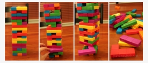 Colorful Combine Jenga Tetris Tower Up Stacking Game