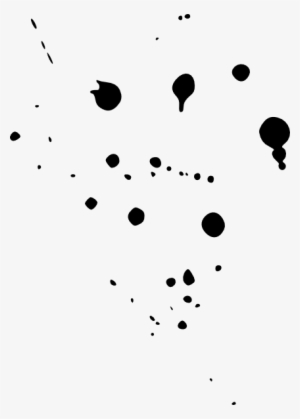 Black Paint Clip Art At Clker Com - Black Paint Spots Png