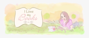 I Love My Books - Illustration