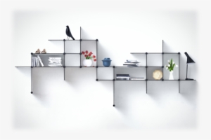Customizable Up The Wall Shelves From Bent Hansen