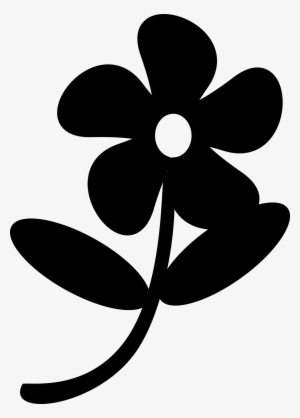 Clipart - Black Flower - Clip Art Black Flower