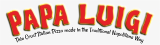 Papa Luigi Pizza Menu