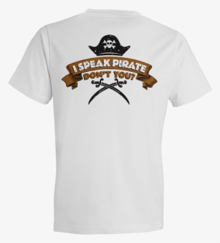 Children's I Speak Pirate Short Sleeve Tee Shirt - T Shirt Soul Funk