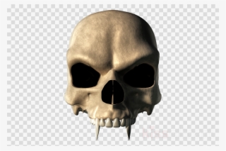 Vampire Skull Png Clipart Skull Vampire Drawing - Asteroid With No Background