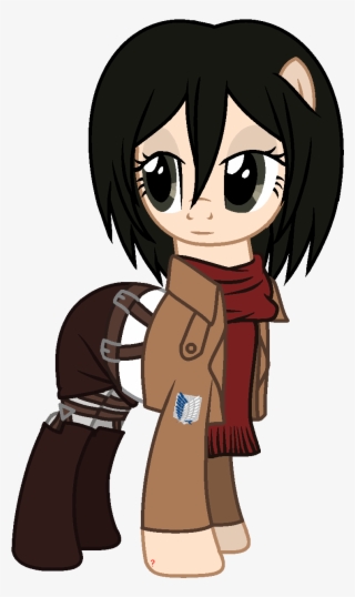 Mikasa Ackerman [attack On Titan] My Little Pony Version - Mikasa Pony