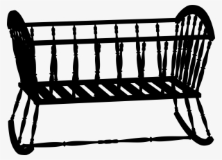 Available Image Sizes - Baby Cot Silhouette