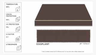 Para Tempotest Eggplant Awning Fabric - Plywood