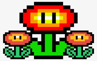 By El-gato - Pixel Art Mario Flower
