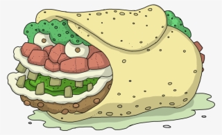 Black And White Library Burrito Clipart Fast Food - Illustration