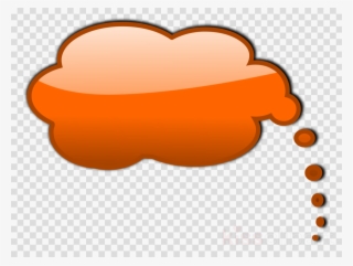 Orange Speech Bubbles Clipart Speech Balloon Clip Art - Coffee Grounds Clip Art